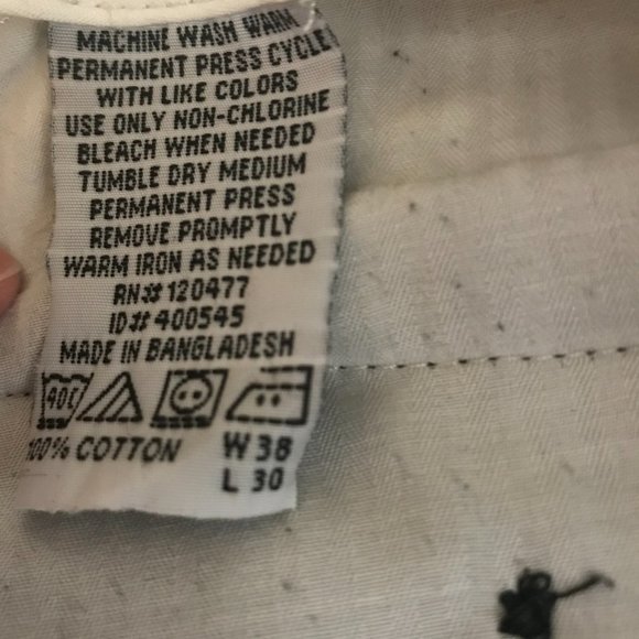 Architect Navy Blue Flat Front Chino Pants 38x29 - Picture 13 of 13